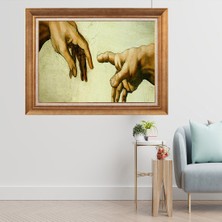 Giyense Altın Varaklı Çerçeveli Paspartulu  Tablo CRD975