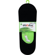 Dündar Erkek Bambu Babet Çorabı - Kaymaz Silikonlu 6’lı Paket Siyah