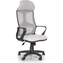 Belirtilmemiş Arya Gri Model Ofis Koltuğu Tekerlekli Ergonomik Çalışma Sandalyesi Orta Sert Oturum Konforu