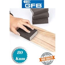 mobilyap Gfb 80 Kum Sünger Zımpara Ahşap Mobilya Çelik Metal Tencere Tava Hobi Takoz El Zımparası Islak Kuru