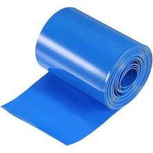 Aesco Temiz Pazar Pvc Isı Büzülme Borusu, Mavi, 75 mm Çap, 3 Metre, Pil Yalıtımı Için, 18650 Pil Kablo Kılıfı