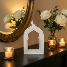 Minimalist Ramazan Mihrap Tasarımlı Taş Dekor, Islami Ev ve Ofis Dekorasyonu