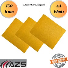 mobilyap Azs - 150 Kum Kağıt Zımpara Su Zımparası Sarı Leke Banyo Mutfak 1.kalite Sulu Kuru Yüzey