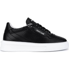 Roberto Cavalli Erkek Hakiki Deri Sneakers & Spor Ayakkabı 780 27777 Erk Ayk Y25 Pasha Nero