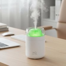 Aesco Mini Taşınabilir Hava Nemlendirici, Beyaz, USB Çıkışlı, Araba ve Masaüstü Kullanımı Için H2O Humidifier