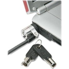 Gümrük Bey Skılcraft Laptop Güvenlik Kilidi ve Çelik Kablo – 6ft, 2 Anahtarlı, Gümüş Renk