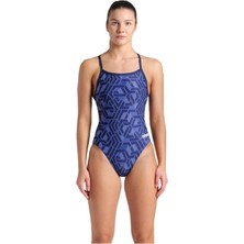 Arena Women's Escape Swimsuit Challenge Back Kadın Yüzücü Mayo Lacivert 007739700
