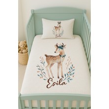 Lilabio %100 Pamuk Isme Özel Isimli 100X150 cm Pike Seti Ceylan