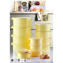 Nandy Home 12'li Set Mikrodalga ve Difrizde Kullanıbilen Saklama Kabı