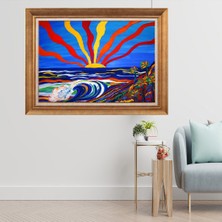 Giyense Altın Varaklı Çerçeveli Paspartulu  Tablo CRD922