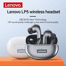 Original Lenovo Lp5 Wireless Bluetooth Earbuds Hifi Music Earphones Headphones Sports Waterproof ...