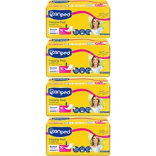 Canped Lohusa Pedi 4 Paket 40 Adet Normal/Orta (M-Medium) Beden Nefes Alabilen Yüzey ile Rahatlık