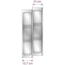 Aesco Mutfak Çekmece Içi Kaşıklık, Üç Bölmeli Modül 16CM x 48CM