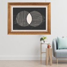 Giyense Altın Varaklı Çerçeveli Paspartulu  Tablo CRD956