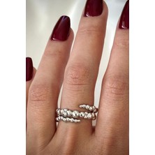 Leo'Stone Yeni Sezon Leo Curl Tasarım Ayarlanabilir Kadın Yüzük