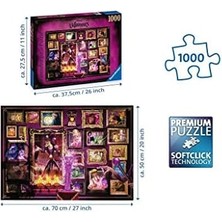 Aesco 16523 All Other 16523-VILLAINOUS: Dr. Facilier 14 Yaşından Büyük Yetişkinler ve Çocuklar Için 1000 Parça Bulmaca