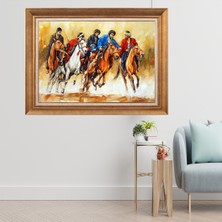 Giyense Altın Varaklı Çerçeveli Paspartulu  Tablo CRD341