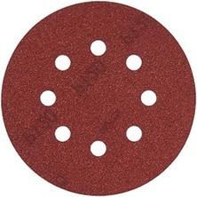 Aesco STA32037 Zımpara, Kırmızı, 5 Adet, 120G 125 mm