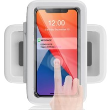 Aesco Duş Telefon Tutucu, Su Geçirmez ve Buğu Önleyici, 360° Dönen Duvara Monte Telefon Kılıfı, 6.8 Inç'e Kadar Hd Hassas Dokunmatik Ekran Tutucu, Banyo ve Mutfak Için