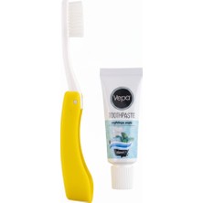 Vepa Pocket Seyahat Seti | Katlanabilir Diş Fırçası ve 15 ml Diş Macunu