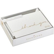 Aesco Teşekkür Kartları, Altın Yazı (Zarflı 10 Kart)