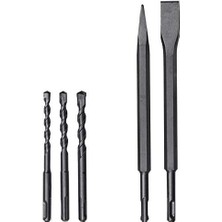 Aesco Kırıcı Delici Te-Rh 32 4f Kit (1250 W, 5 Joule, Betonda 32 mm Delme, Sds-Plus, Titreşim Önleyici Sap, E-Box Dahil, 3 Matkap Ucu, Sivri ve Düz Keski) - 4257944