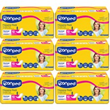 Canped Lohusa Pedi 6 Paket 60 Adet Normal/Orta (M-Medium) Beden Nefes Alabilen Yüzey ile Rahatlık