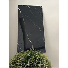  30x60cm kendinden yapışkanlı siyah pvc köpük duvar paneli banyo wc mutfak kaplama