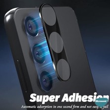 Aesco Galaxy A35 Kamera Lens Koruma Camı V2 Siyah