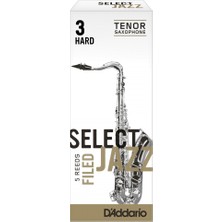 D'addario RSF05TSX3H Select Jazz Unfiled Tenor Saksafon Kamışı No: 3 Hard (Profesyonel/caz) - 5'li Paket | Unfiled Kesim ve Güçlü Caz Tonu