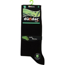 Dündar Erkek Bambu Çorap 6’lı Paket - Siyah Renk, Dikişsiz Burun Rahatlığı ve Ekonomik Seçenek