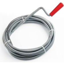 Aesco Lavabo Açma Sustası, 8 Metre Uzunluk, Profesyonel Tesisat Temizleme Ekipmanı