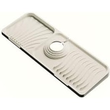 Aesco Musluk Matı Elastik Silikon Mutfak ve Banyo Için Lavobo Su Tutucu Musluk ve Batarya Matı SIYAH,515201742