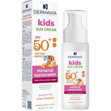 Aesco Dermavia Spf+50 Çocuk Yüz ve Vücut Koruma Mineralli Güneş Kremi 100 ml