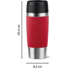 Aesco Travel Mug Termos - Kırmızı - 0,36 Litre