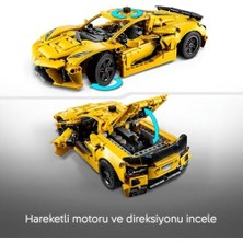 Aesco Chevrolet Corvette Stingray 42205 – 9 Yaş ve Üzeri Erkek ve Kız Çocukları Için Silindirli Motor ve Diferansiyel Içeren Yapım Seti, Çocuklar ve Yetişkinler Için Hediye Fikri (732 Parça)