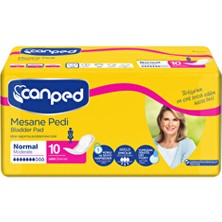 Canped Lohusa Pedi Normal/Orta (M-Medium) Beden 10 Adet Paket Nefes Alabilen Yüzey ile Konfor