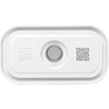 Aesco Fresh & Save Vakumlu Saklama Kabı, S, Plastik, Yarı Şeffaf-Gri