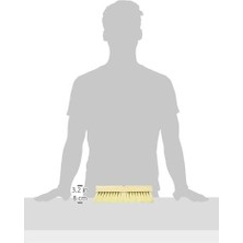 Aesco Dqb Industries 08755 Tampico Güverte Fırçalama Fırçası, 1 Konik ve 1 Dişli Delikli, 25 cm