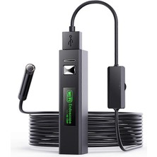 Invicta Wi-Fi Endeskop Yılan Kamera 1200P Su Geçirmez Sert Kablo 10 Metre