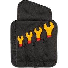 Aesco Professional Profesyonel Vde Açık Ağız Anahtar Takımı 4 Parça (1x Tek Ağız Anahtar 8mm; 1x Tek Ağız Anahtar 10MM; 1x Tek Ağız Anahtar 13MM; 1x Tek Ağız Anahtar 17MM)