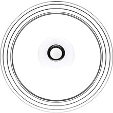 Aesco 590220 18-20-22 cm Borcam Tencere Kapağı