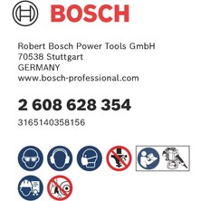 Aesco 2608628354 Aksesuarı Flachstabfraeser 8 Mm, R1 18,3 Mm, D 20,6 Mm, L 32 Mm, G 63,5 mm