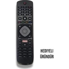 Maza Philips Uyumlu Smart Tv Kumandası Netflix Tuşlu Uzaktan Kumandalar