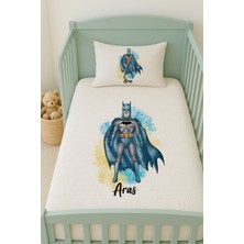 Lilabio %100 Pamuk Isme Özel Isimli 100X150 cm Pike Seti Batman