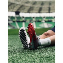 Bite Nose Kaydırmaz Silikon Tabanlı Futbol Çorabı (2 Çift) | Havlu Taban Dikişsiz Pro Maç Çorabı | Halı Saha & Antrenman Için Sporcu Tozluk