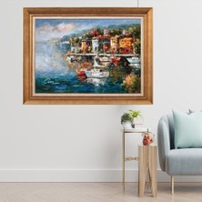 Giyense Altın Varaklı Çerçeveli Paspartulu  Tablo CRD795