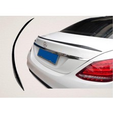 X Power Tuning Mercedes C.seri W205 Uyumlu C63 Stil Plastik Parlak Siyah Boyalı Spoiler