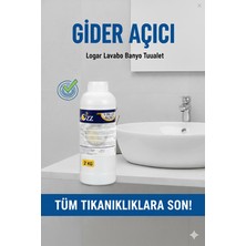 680 Gider Açıcı Güçlü Kimyasal 2 kg Logar Lavabo Banyo Tuvalet İçin Etkili Temizlik