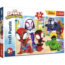 Aesco Puzzles - "24 Maxi" - Örümcek ve Arkadaşları/örümcek ve Muhteşem Arkadaşları
